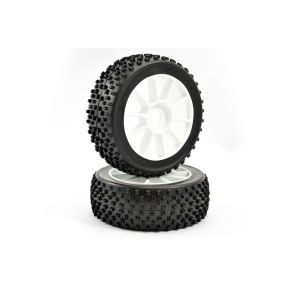 1 8th Pre-mounted buggy Tyres 10 Spoke