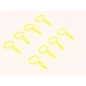 Fastrax FAST213FY Body Clips Flourescent Yellow Large