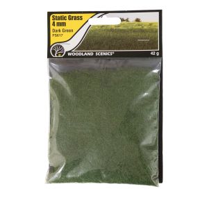 Woodland Scenics FS617 4mm Static Grass Dark Green