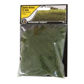 Woodland Scenics FS625 12mm Static Grass Dark Green