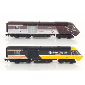 Gaugemaster GM2210305 N Gauge Class 43 HST Power Cars Cross Country Celebrity Set 43184 Intercity 43303 Cross Country