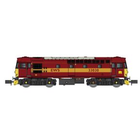 Gaugemaster GM2210603 N Gauge Class 33 33030 EWS Red And Gold