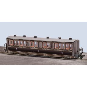 Peco GR-620B OO-9 Ffestiniog Railway Long Bowsider Bogie Coach No.20 Victorian Era Livery