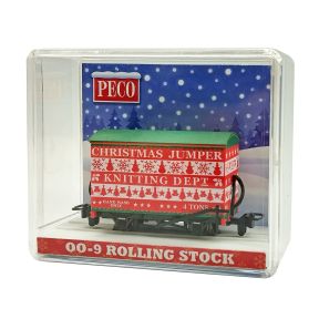 Peco GR-911 OO-9 Box Van Christmas Jumper Dept.