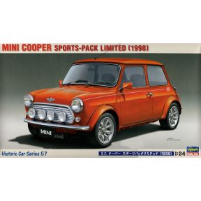 Hasegawa 21157 1998 Mini Cooper Sports Pack Plastic Kit