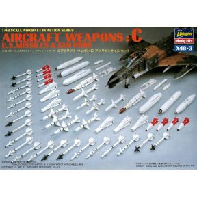 Hasegawa X483 US Aircraft Weapons Pack C Plastic Kit