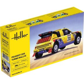 Heller 80189 Peugeot 205 Turbo Rally Plastic Kit