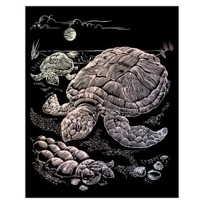 Royal & Langnickel HOLO13 Sea Turtles Engraving Art