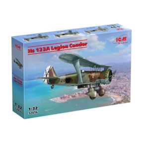 ICM 32016 Henschel Hs-123A-1 Condor Legion Plastic Kit