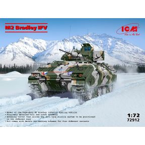 ICM 72912 M2 Bradley Light Tank, U.S. Infantry Fighting Vehicle Plastic Kit