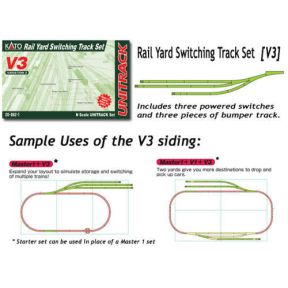 Kato N Gauge Unitrack (V3) Sidings Track Set