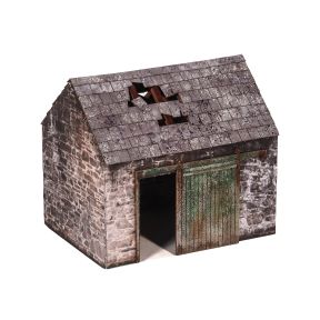 Scale Model Scenery KX057 OO Gauge Derelict Barn Laser Cut Kit