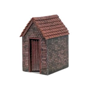 Scale Model Scenery KX096 OO Gauge Privy/Outhouse Laser Cut Kit