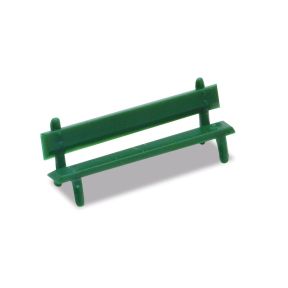 Peco LK-25 OO Gauge Platform Seats Green