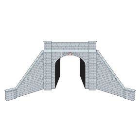 Peco LK12162 TT Gauge Single Track Bridge Stone Laser Cut Kit