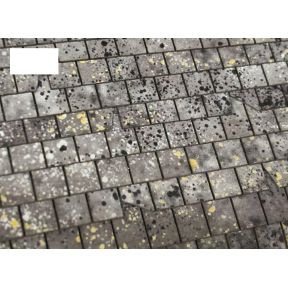 Scale Model Scenery LX410 OO Gauge Pre-Weathered Laser Cut Roof Slates Laser Cut Kit