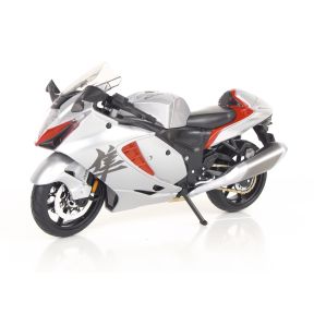 Maisto M311017 Suzuki Hayabusa 2022 Silver And Black Motorbike Diecast Model