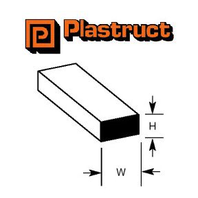 Plastruct Rectangular Rod - Various Sizes To Choose