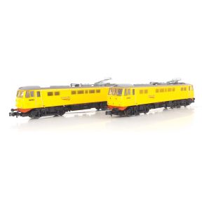 Dapol ND147-SH N Gauge Class 86 Powered And Dummy Twin Pack 86901 & 86902 Network Rail Yellow