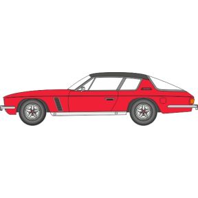 Oxford Diecast NJI003 N Gauge Jensen Interceptor Flag Red