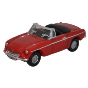 Oxford Diecast NMGB001 N Gauge MGB Roadster Tartan Red