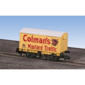 Peco NR-2004P N Gauge BR 12 Ton Van Colmans Mustard