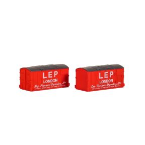 Peco NR-217 N Gauge Containers LEP Furniture Removals Pack of 2