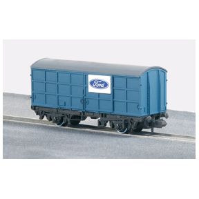 Peco NR-P55 N Gauge Pallet Van Ford Blue
