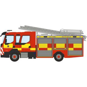 Oxford Diecast NVEO002 N Gauge Volvo FL Emergency One South Wales Fire & Rescue