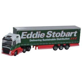 Oxford Diecast NVOL4001 N Gauge Volvo FH4 Curtainside Eddie Stobart