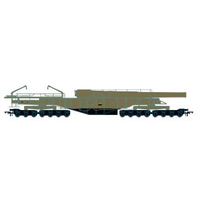 Oxford Rail OR76BOOM07 OO Scale Oxford Rail Rail Gun WWII Piece Maker