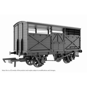 Oxford Rail OR76GEC004 OO Gauge GER 10 Ton Cattle Van BR Grey 626749