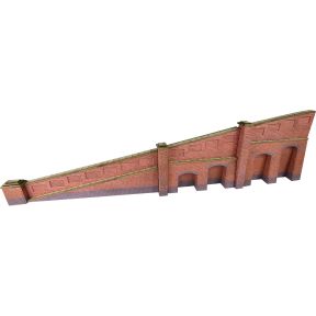 Metcalfe PN148 N Gauge Tapered Retaining Wall Red Brick Card Kit