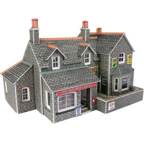 Metcalfe PN154 N Gauge Village Shop & Cafe Card Kit