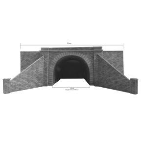 Metcalfe PO242 OO Gauge Double Track Tunnel Entrances Card Kit