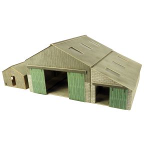 Metcalfe PO252 OO Gauge Manor Farm Buildings Card Kit