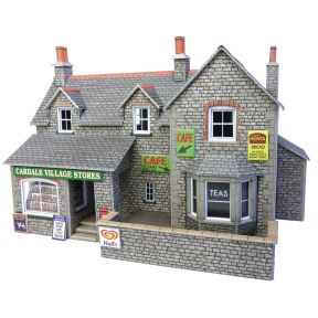 Metcalfe PO254 OO Gauge Village Shop & Cafe Card Kit