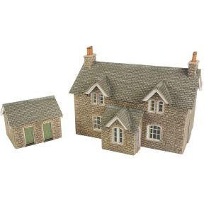 Metcalfe PO255 OO Gauge Workers Cottages Card Kit