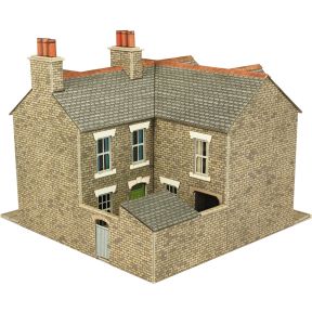 Metcalfe PO264 OO Gauge Stone Corner Shop Card Kit