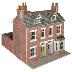 Metcalfe PO300 OO Gauge Brick Terraced Houses Card Kit