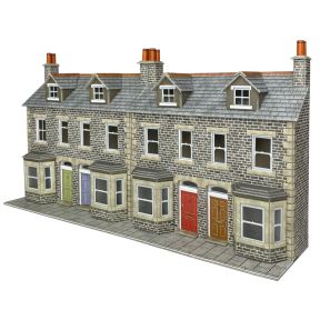 Metcalfe PO303 OO Gauge Low Relief Stone Terraced House Fronts