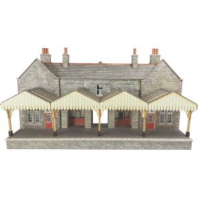 Metcalfe PO320 OO Gauge Mainline Station Booking Hall Card Kit