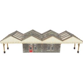 Metcalfe PO322 OO Gauge Island Platform Building Card Kit