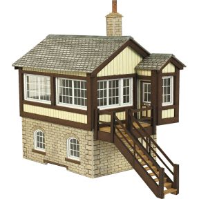 Metcalfe PO330 OO Gauge GWR Signal Box Card Kit