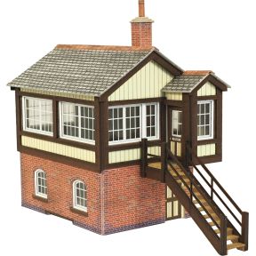 Metcalfe PO330 OO Gauge GWR Signal Box Card Kit