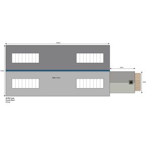 Metcalfe PO336 OO Gauge Settle & Carlisle Goods Shed Card Kit