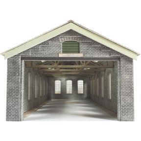 Metcalfe PO337 OO Gauge Settle & Carlisle Style Stone Double Track Engine Shed Card Kit