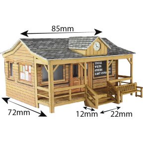 Metcalfe PO410 OO Gauge Wooden Pavilion Card Kit