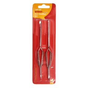 Am-Tech R0380 Tweezer Set Pack Of 2