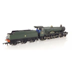 Hornby R2402-SH OO Gauge GW Grange 4-6-0 6818 'Hardwick Grange' GW Green Shirtbutton